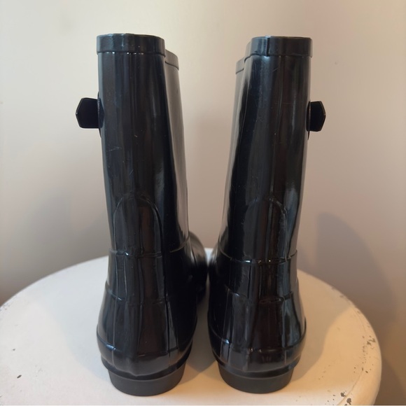 AEROSOLES Rain Date Black Rain Boots Women’s Size 11 - Picture 4 of 5
